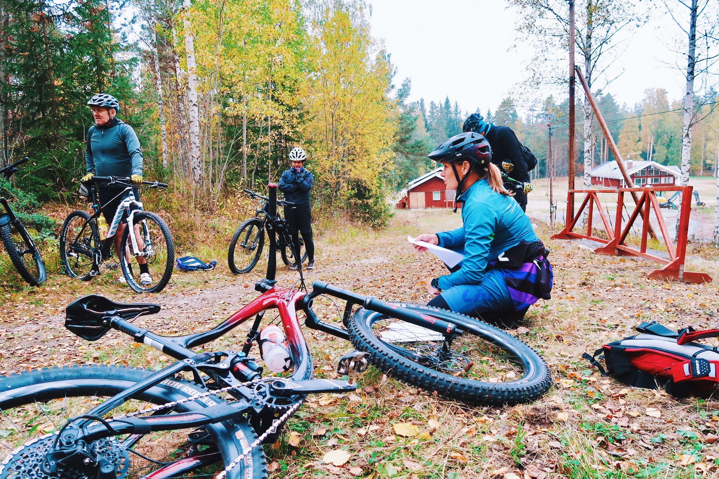 Bildrapport från Bike in Bergslagens fördjupningskurs för mtb-guider